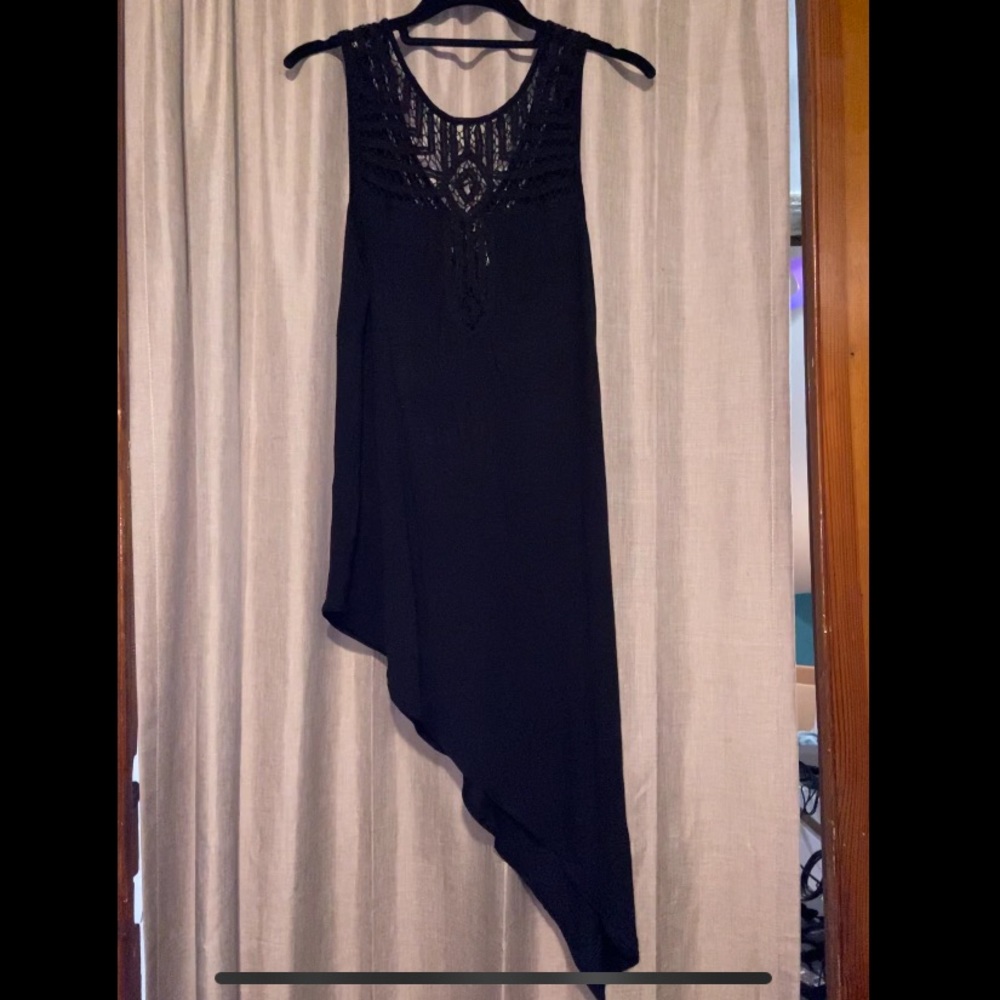Free People Black Dress with Lacing
